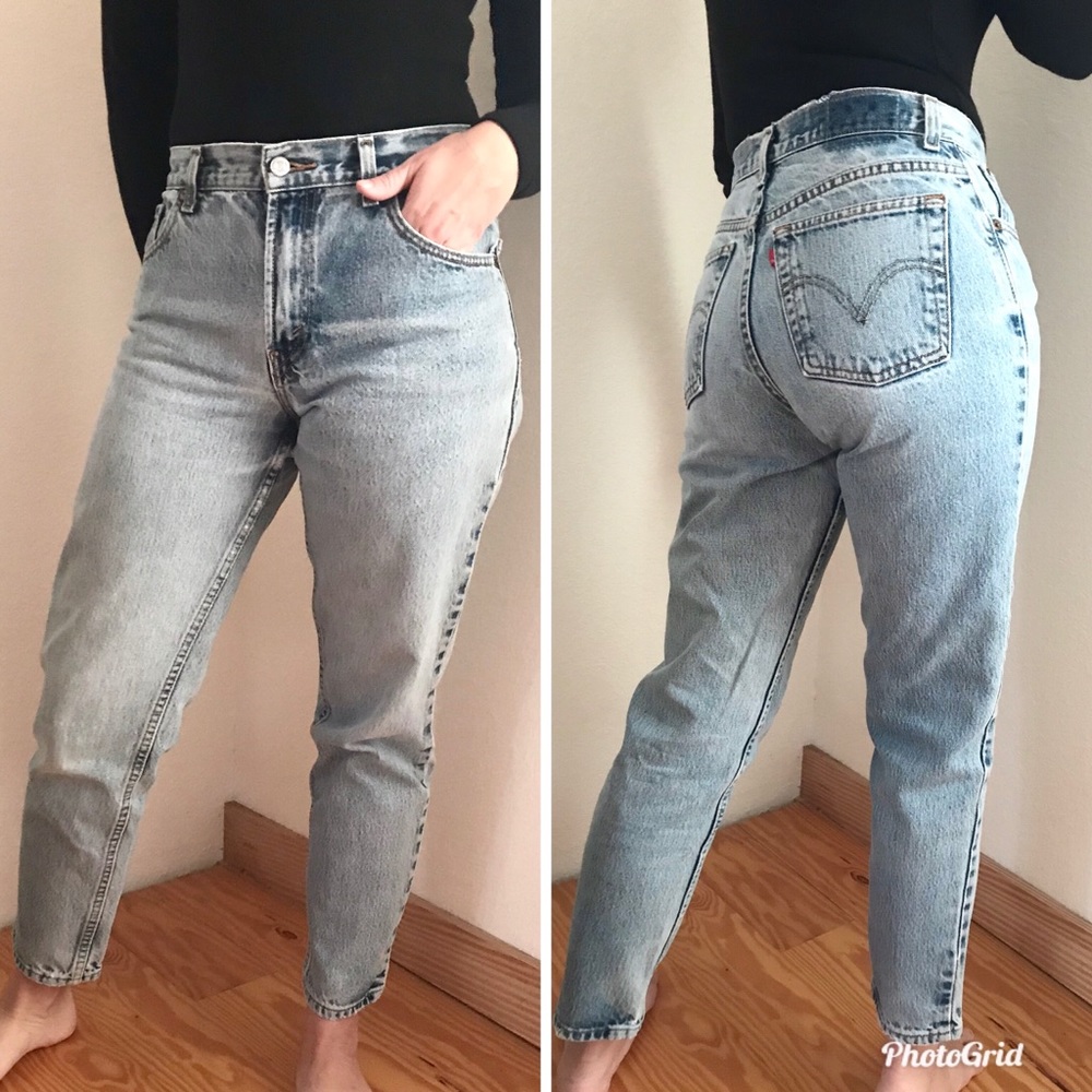 LEVI’S 550 Mom Jeans Vintage High Rise Tapered Leg